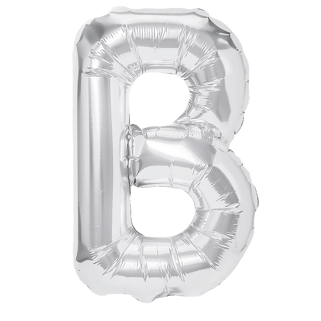 Balon folie literă B argintiu 40 cm