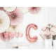 Fóliový balón písmeno C rose gold na párty
