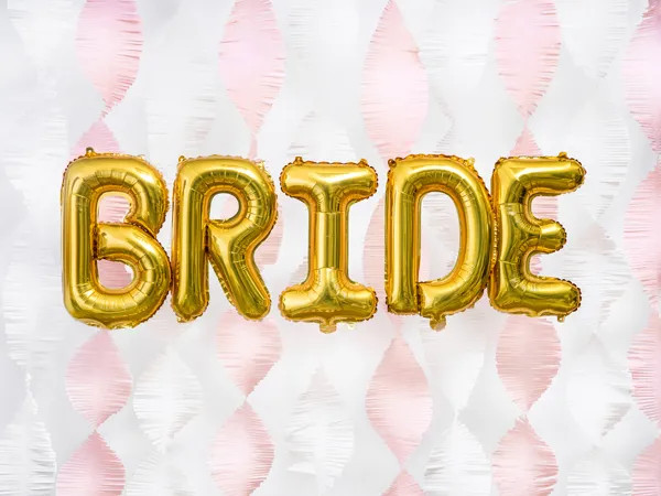 Fóliový balón písmeno D zlatý na oslavu