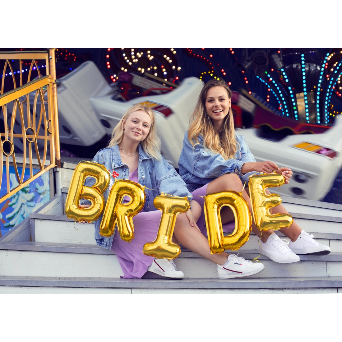 Arany fólia lufiballon D betű ünneplésre