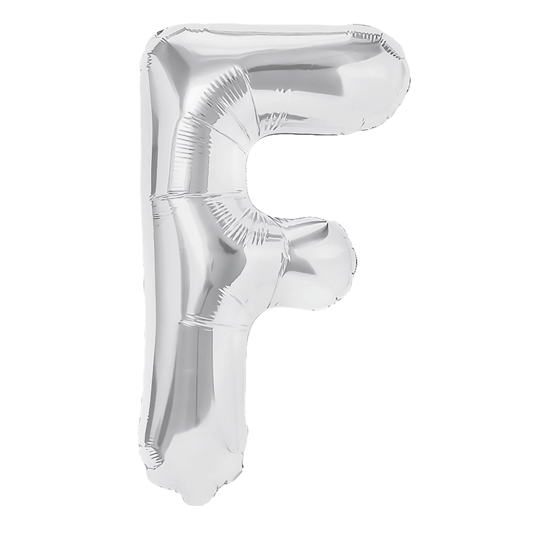 Balon folie literă F, argintiu, 40 cm
