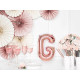 Fóliový balón písmeno G rose gold