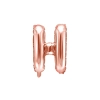 Fólia lufi H betű rose gold bulira
