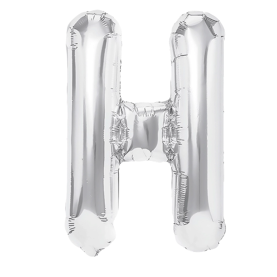 Balon folie literă H argintiu 40 cm