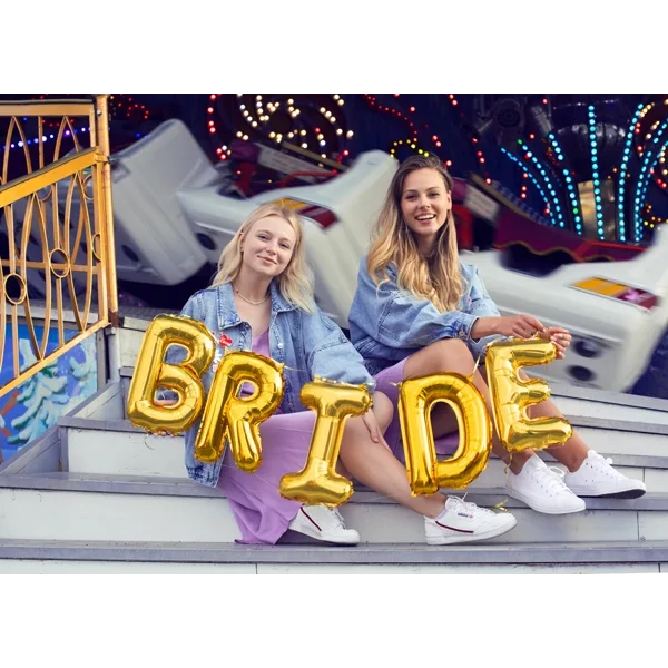 Arany fólia lufi I betű bulira