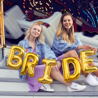 Fóliový balón písmeno I gold na párty