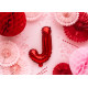 Fóliový balónek písmeno J červený