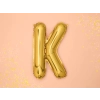Fólia lufi K betű arany, bulira