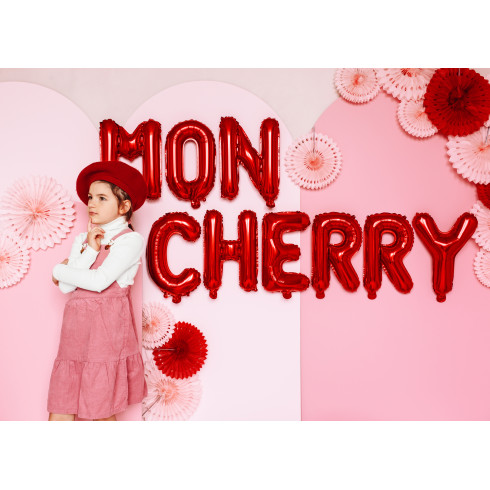 Foliový balón písmeno L červený na oslavu