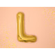 Foliový balón písmeno L zlatý na párty