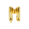 Arany fólia lufiballon M betű ünneplésre