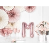 Fólia lufiballon M betű rose gold színben