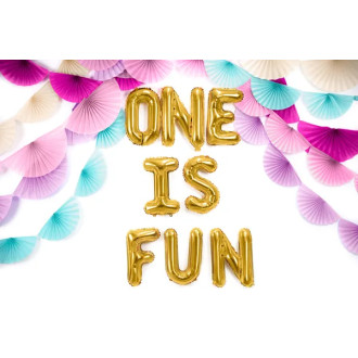 Fóliový balón písmeno N zlatý na oslavu