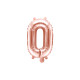 Fóliový balón písmeno O rose gold 35 cm