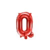 Fólia léggömb Q betű, piros