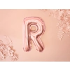 R betűs fólia lufi rose gold színben bulira