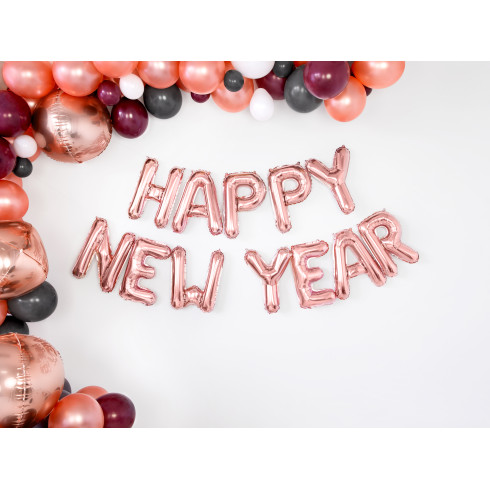 Fóliový balónek písmeno R rose gold na párty