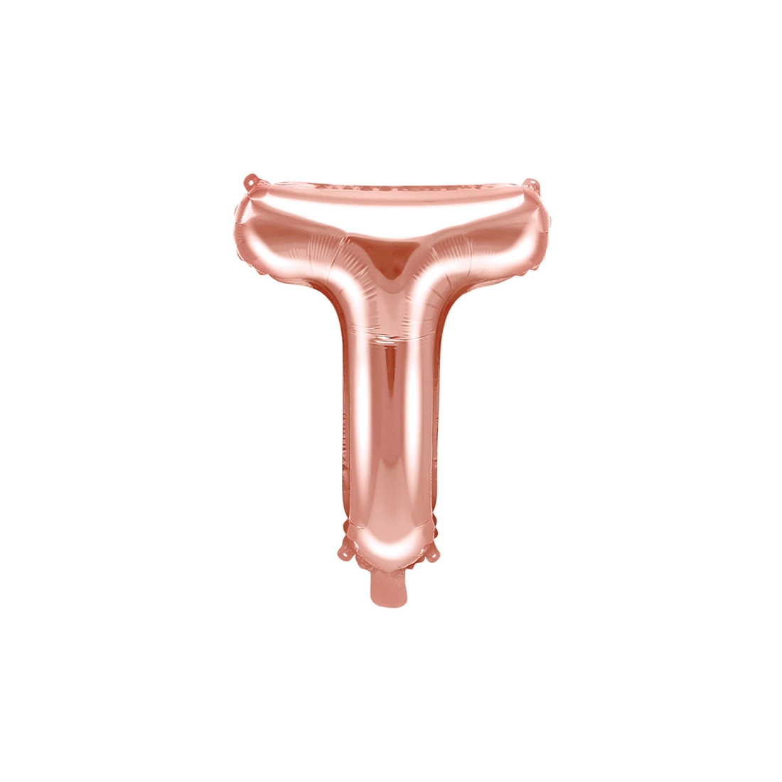 Rose gold fólia lufi T betű ünneplésre