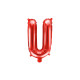 Fóliový balón písmeno U červený