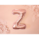 Fóliový balón písmeno Z rose gold na párty