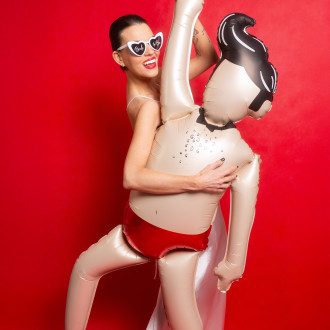 Folijasti balon lik muškarca, mix boja