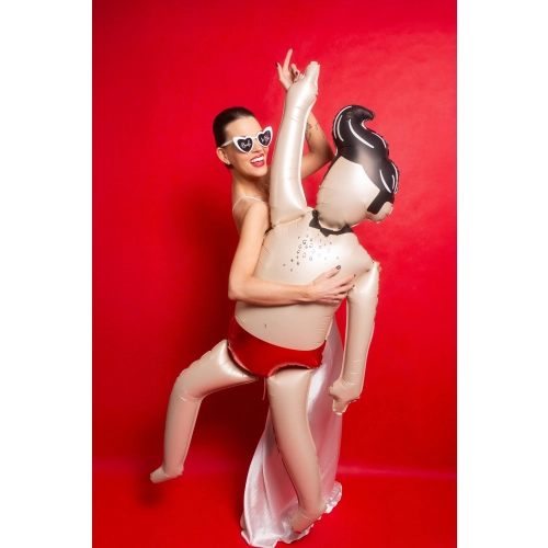 Fólia lufi férfi figura, vegyes színekben