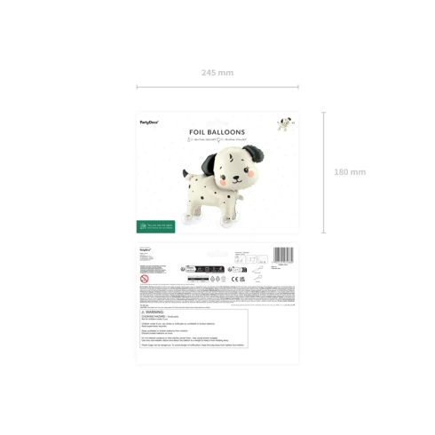 Folija balon psić na kotačićima, mix boja