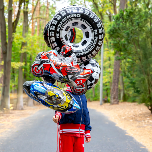 Racing Car fólia lufi bulira