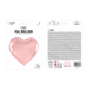 Balon folie inimă rose gold pentru petrecere