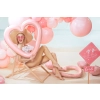 Balon folie inimă roz deschis 45 cm