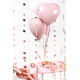 Folijski balon srce svetlo rožnat 45 cm