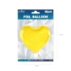 Balon folie inimă auriu 18