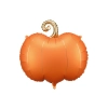 Fólia lufi Töklámpás narancssárga 62x59 cm csillogó szárral