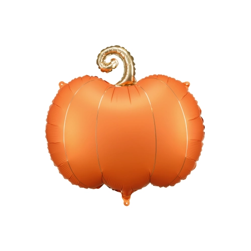 Fóliový balón Tekvica oranžová 62x59 cm s trblietavou stopkou