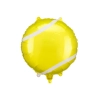 Balon folie minge de tenis 35 cm – galben, pentru aer și heliu
