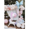 Palloncino in foil unicorno rosa crema
