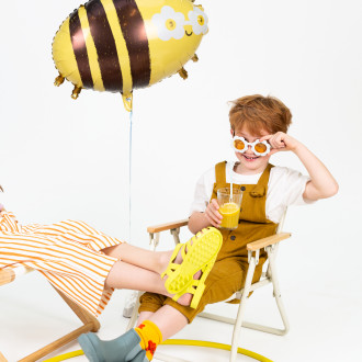 Folijski balon v obliki čebelice, 63,5 x 72 cm, za helij in zrak