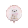 Balon folie Kitty cu inscripția Happy Birthday, 35×35 cm