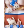 Balon folie Kitty cu inscripția Happy Birthday, 35×35 cm