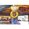 Balon folie inel auriu, 60x95 cm – ideal pentru logodnă și nuntă