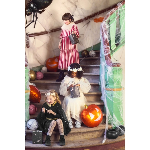 Balon folie dovleac Halloween, mat, 40x40 cm, mix de culori