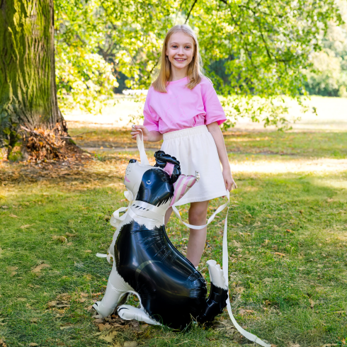 Foli balon na napuhavanje Border Collie s kapom