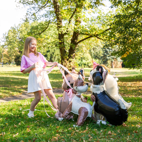 Foli balon na napuhavanje Border Collie s kapom