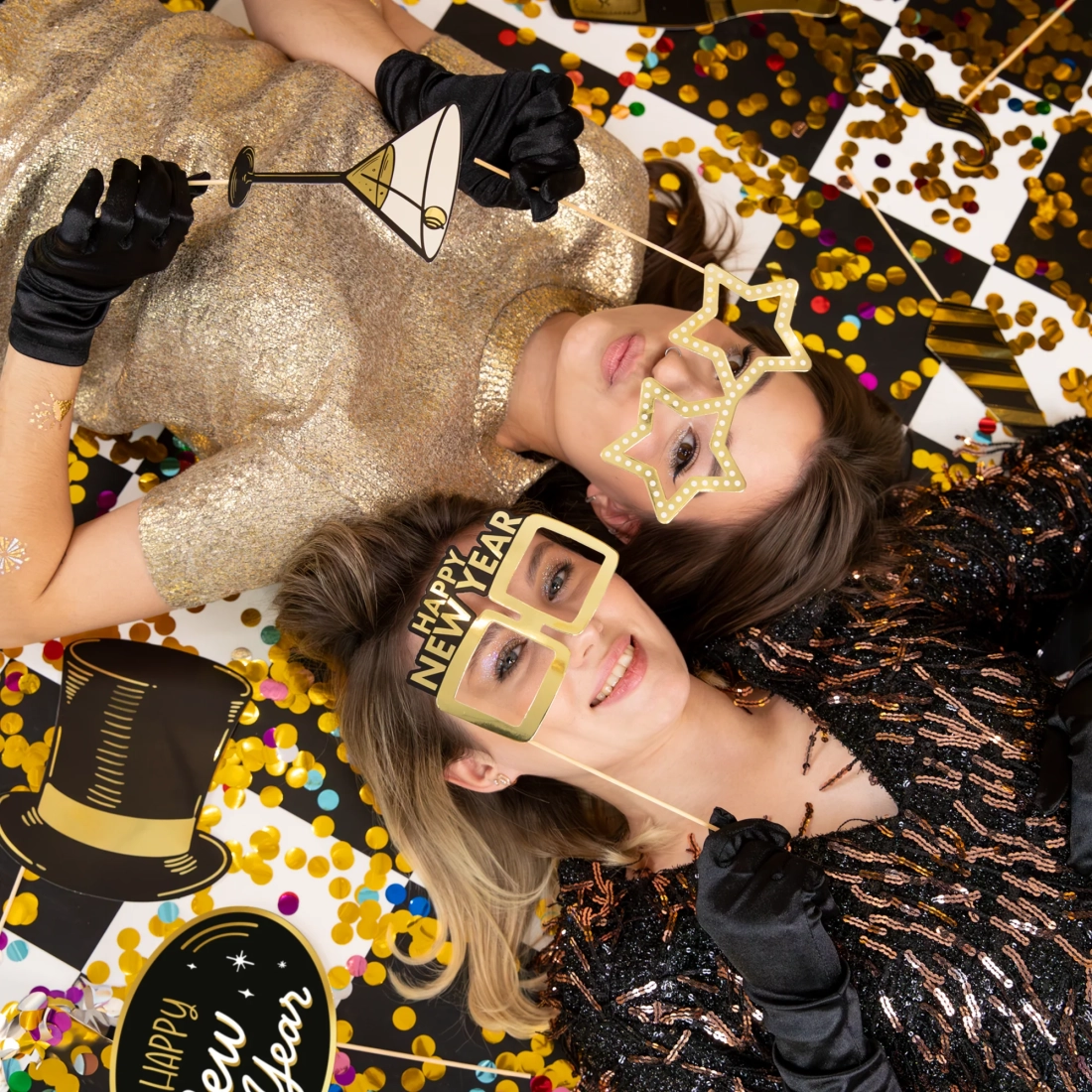Rekviziti za fotokutak New Year, 14 komada