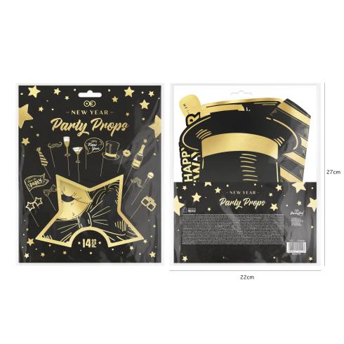 Rekviziti za fotokutak New Year, 14 komada