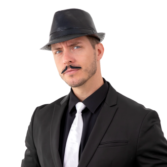 Rekviziti za fotokutak, umjetni crni brkovi, 5 kom