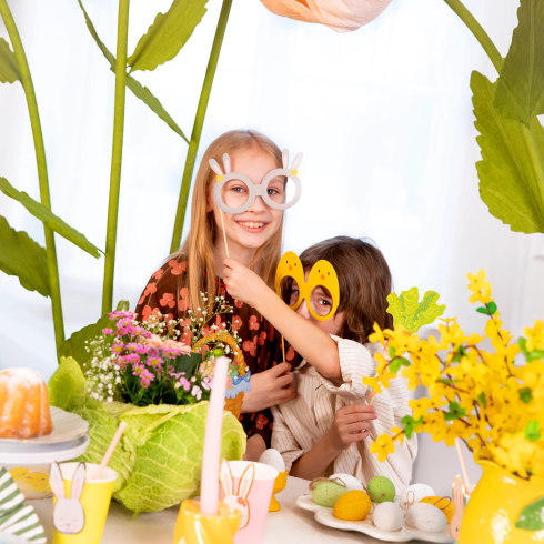 Fotokútikové rekvizity Veľká noc 8 ks