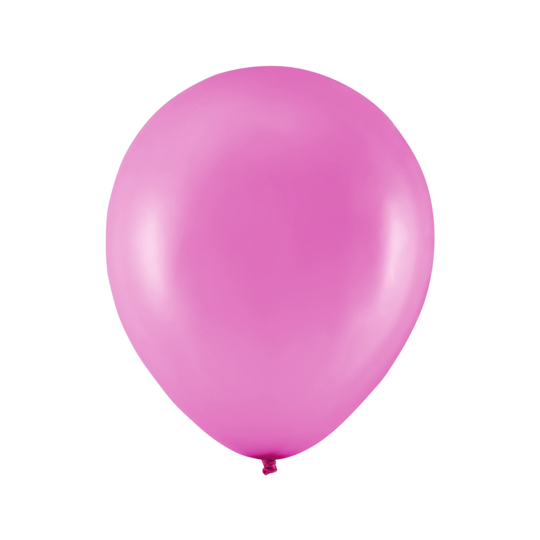 Baloane metalizate fucsia 25 cm - set 10 bucăți