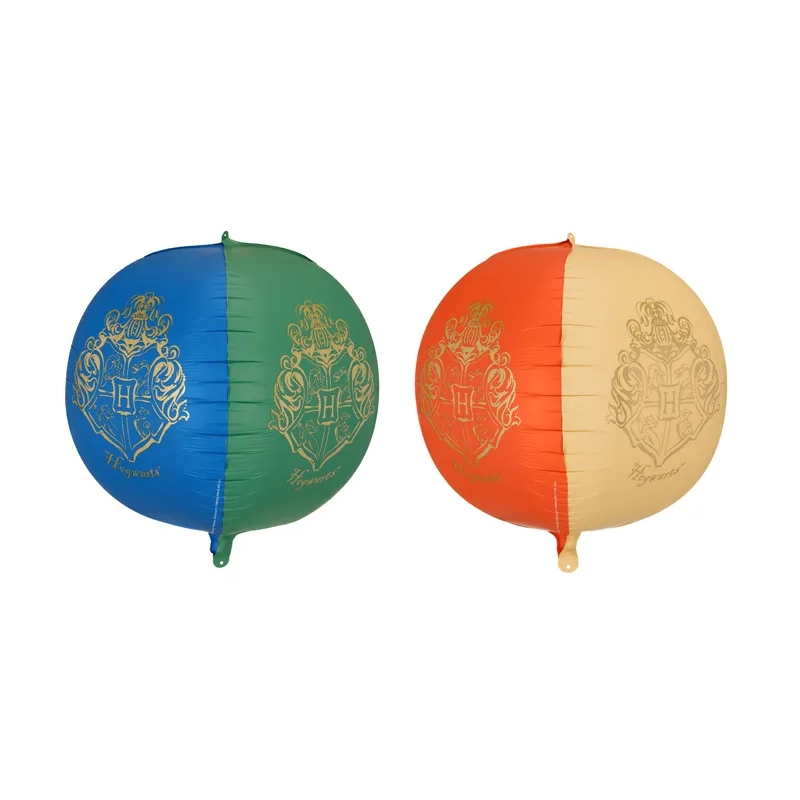 Balon sferic din folie Harry Potter cu stema Hogwarts, 50 cm