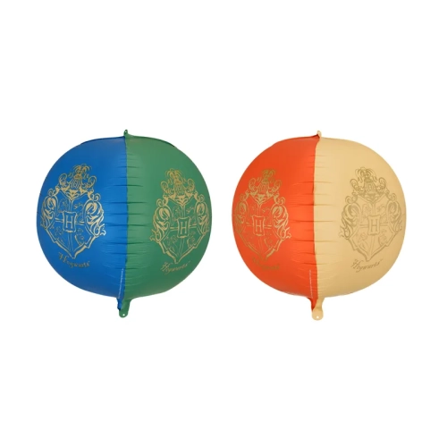 Balon sferic din folie Harry Potter cu stema Hogwarts, 50 cm